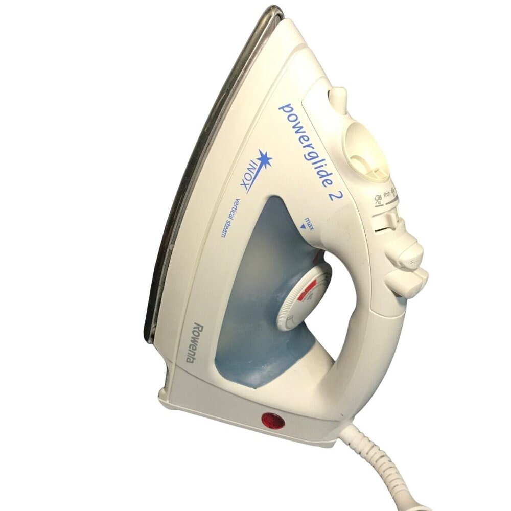 Rowenta Powerglide 2 Inox Vertical Steam Iron Self-Cleaning Function